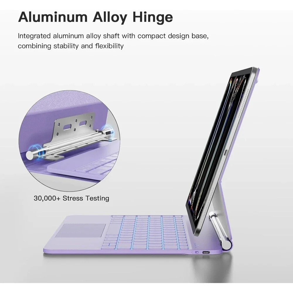 ipad Pro 13 inch Case with Keyboard (M5 2025 / M4 2024), Magic Keyboard with Pen
